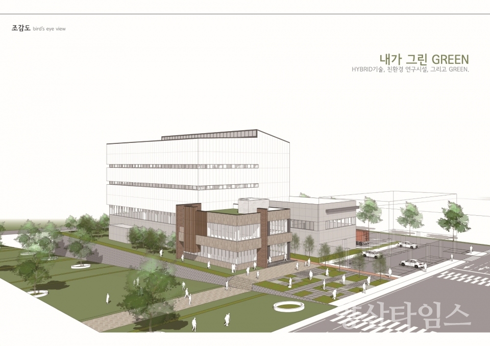 중대형 선박 하이브리드 추진시스템 육상실증센터 조감도ⓒ양산타임스