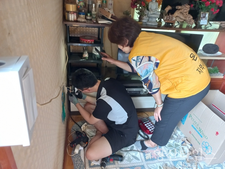 온산읍 지역사회보장협의체, 울산기술공고와 재능기부봉사ⓒ양산타임스