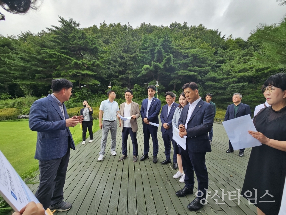 양산시의회 도시건설위원회 현장활동 실시ⓒ양산타임스