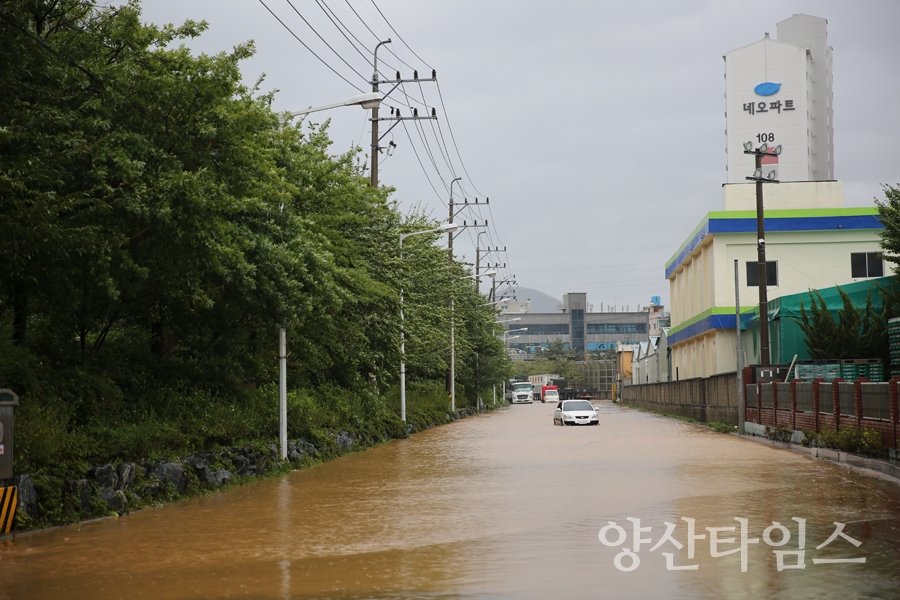 "북정배수구역 정비계획" "북정배수구역 정비계획(북정지역)_태풍 피해1" "북정배수구역 정비계획(북정지역)_태풍 피해2" "북정배수구역 정비계획(중부지역)_태풍 피해1" "북정배수구역 정비계획(중부지역)_태풍 피해2" ⓒ양산타임스