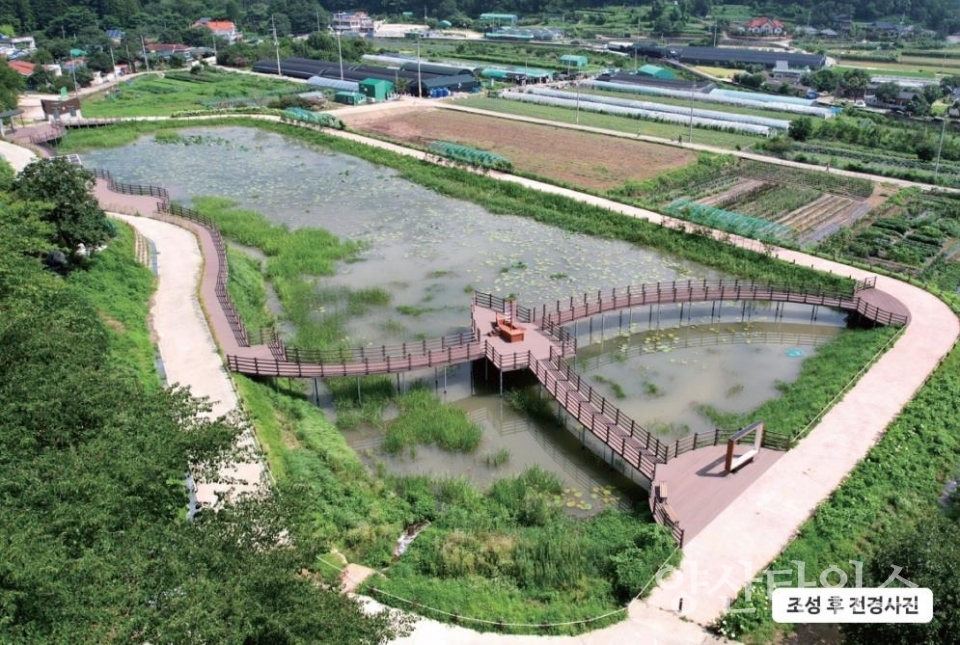 본법마을 생태공원 조성ⓒ양산타임스