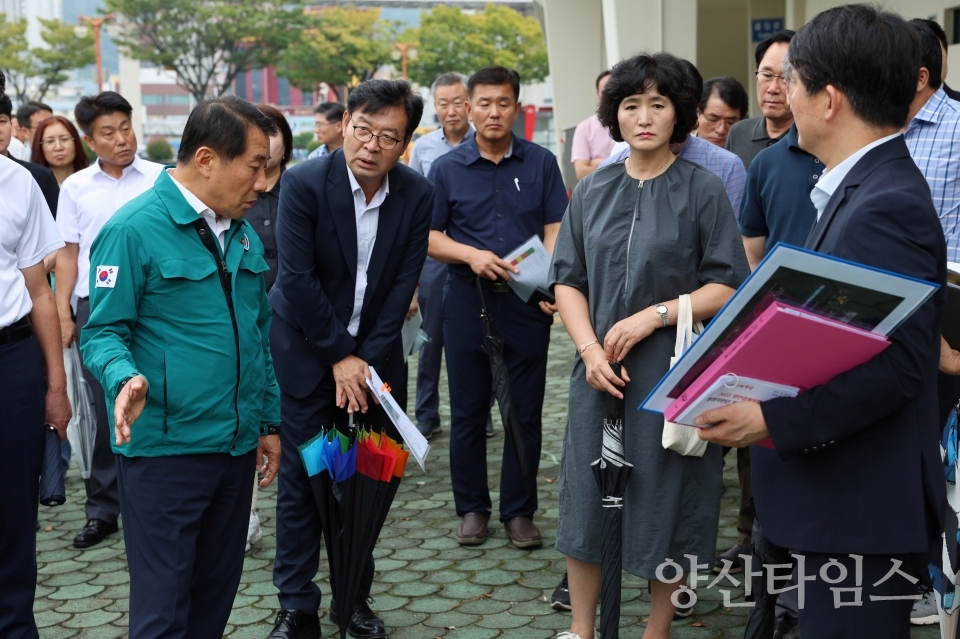 양산삽량문화축전 행정지원단 현장점검ⓒ양산타임스