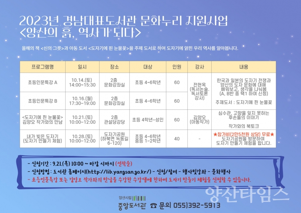 양산의 흙, 역사가 되다ⓒ양산타임스