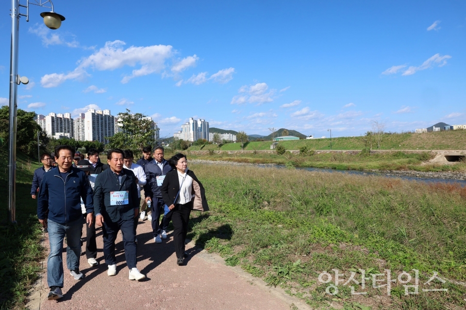 양산 회야강 힐링 걷기ⓒ양산타임스