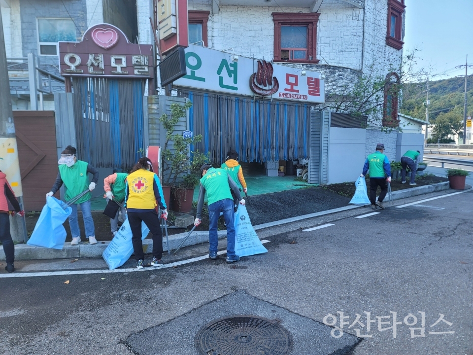 상북면 10월 국토대청소ⓒ양산타임스