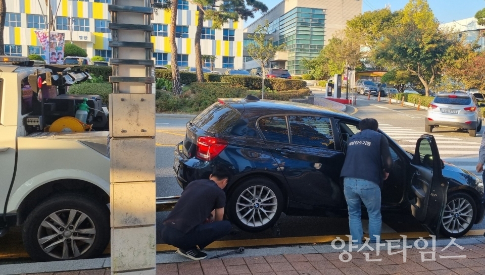 체납 폐업사업자 소유 대포차 집중 단속ⓒ양산타임스