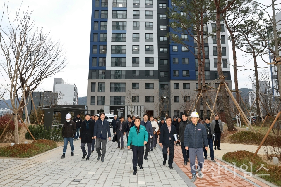 태영건설 사업장 현장ⓒ양산타임스