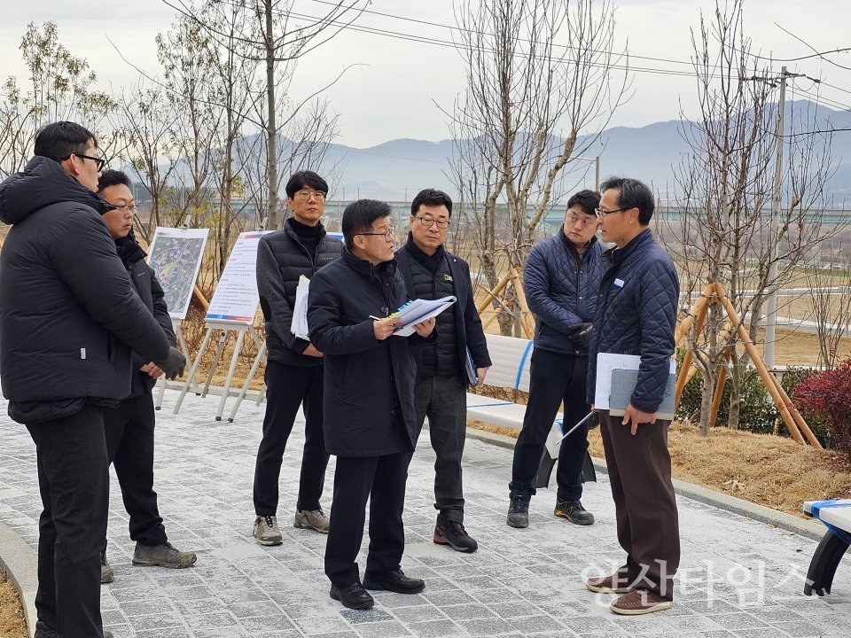 가산일반산업단지 조성현장 현장점검ⓒ양산타임스