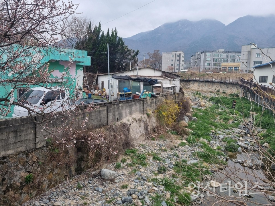 "2-3.하천과_혈수천 생태하천복원사업 추진 사진" "2-2.하천과_낙동강 및 양산천 맨발산책로 대상지 사진" ⓒ양산타임스