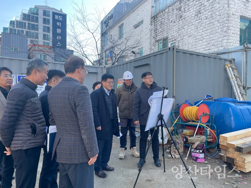 농업시설물 현장행정ⓒ양산타임스