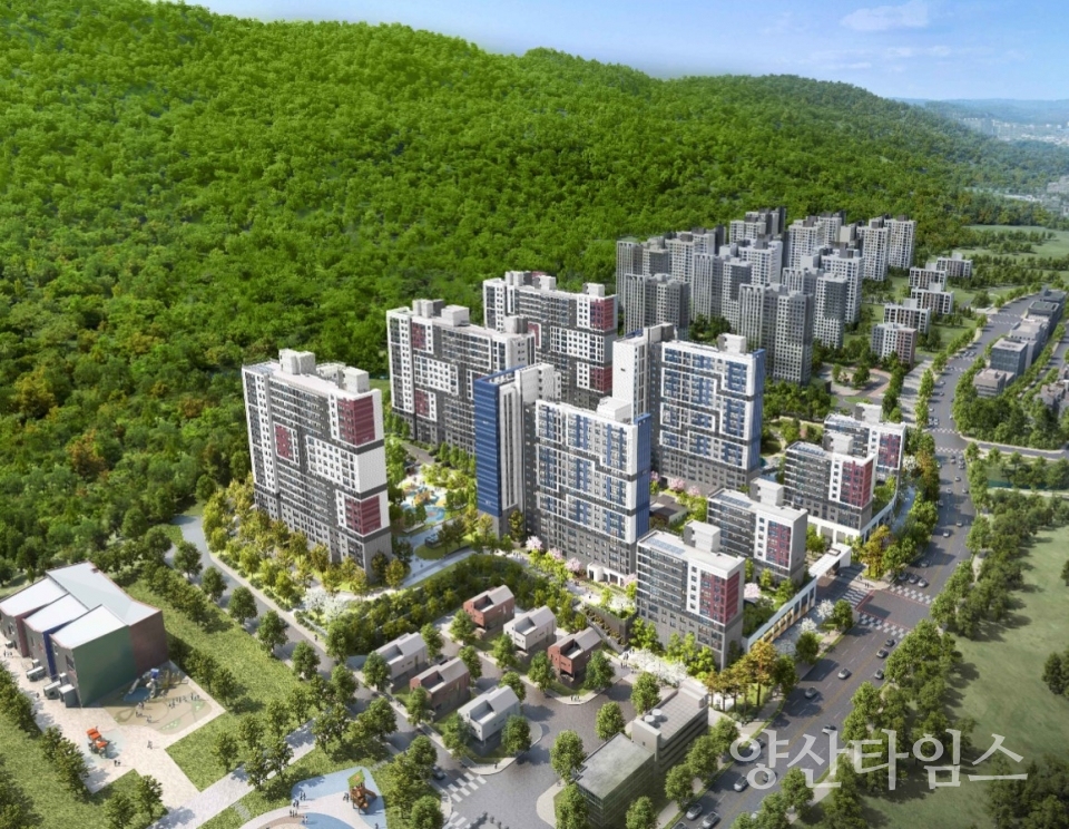 사송더샵데시앙3차 조감도ⓒ양산타임스