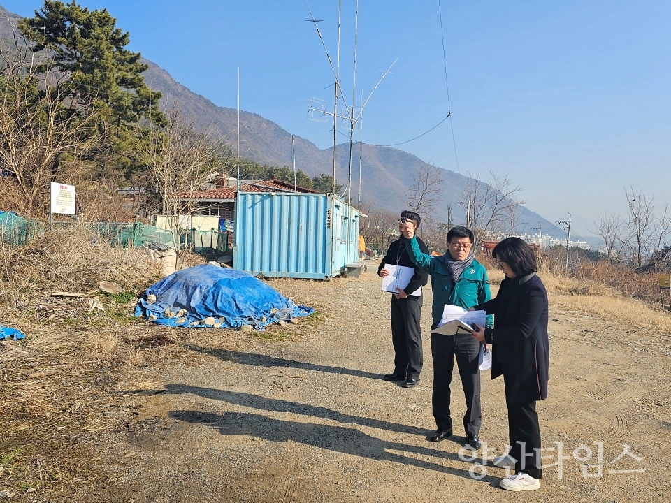 체육시설 사업장 현장행정ⓒ양산타임스