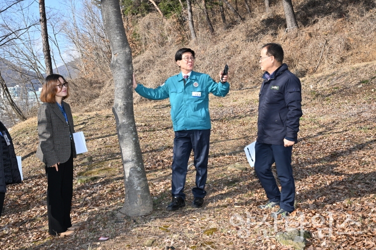 "1-2.정종복 기장군수가 주요 현안 사업장 특별점검을 하고 있다 (2)" "1-1.정종복 기장군수가 주요 현안 사업장 특별점검을 하고 있다" ⓒ양산타임스