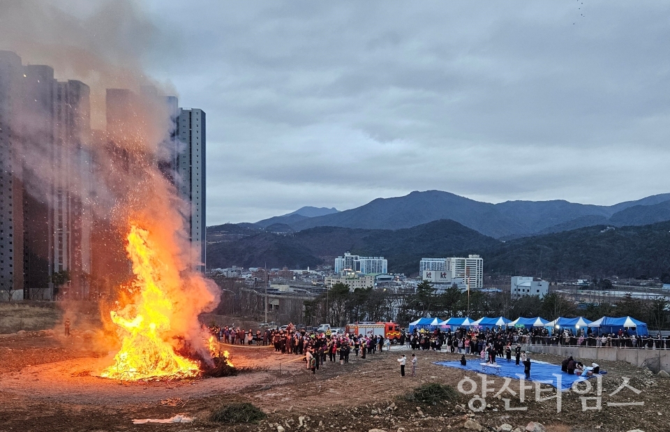 상북면 정월대보름 행사ⓒ양산타임스