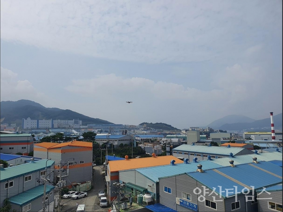 대기오염물질 배출사업장 집중점검ⓒ양산타임스