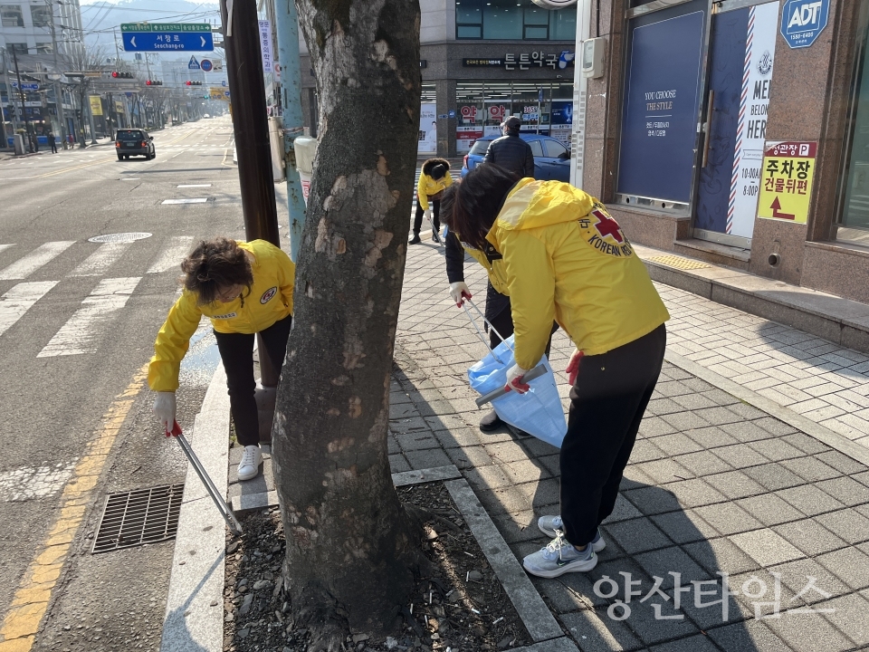 서창동 봄맞이 국토대청소ⓒ양산타임스