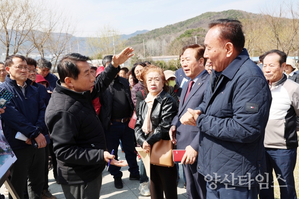 회야강 일원 현장행정ⓒ양산타임스