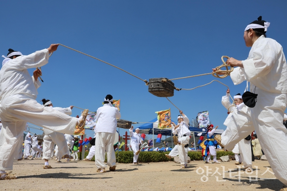 가야진용신제 봉행ⓒ양산타임스