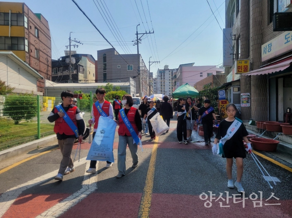 흡연예방 실천학교 만들기ⓒ양산타임스