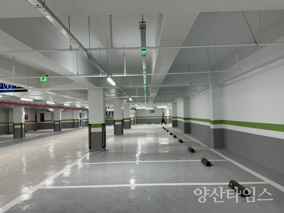 황산마을 공영주차장ⓒ양산타임스