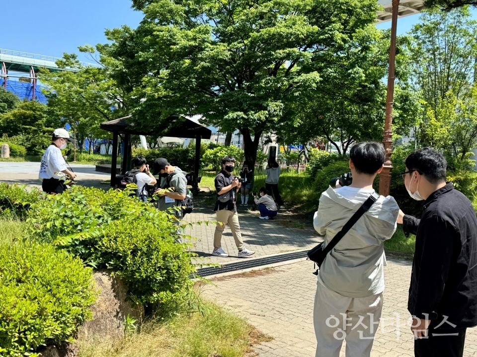 청소년회관 청소년 사진교육ⓒ양산타임스