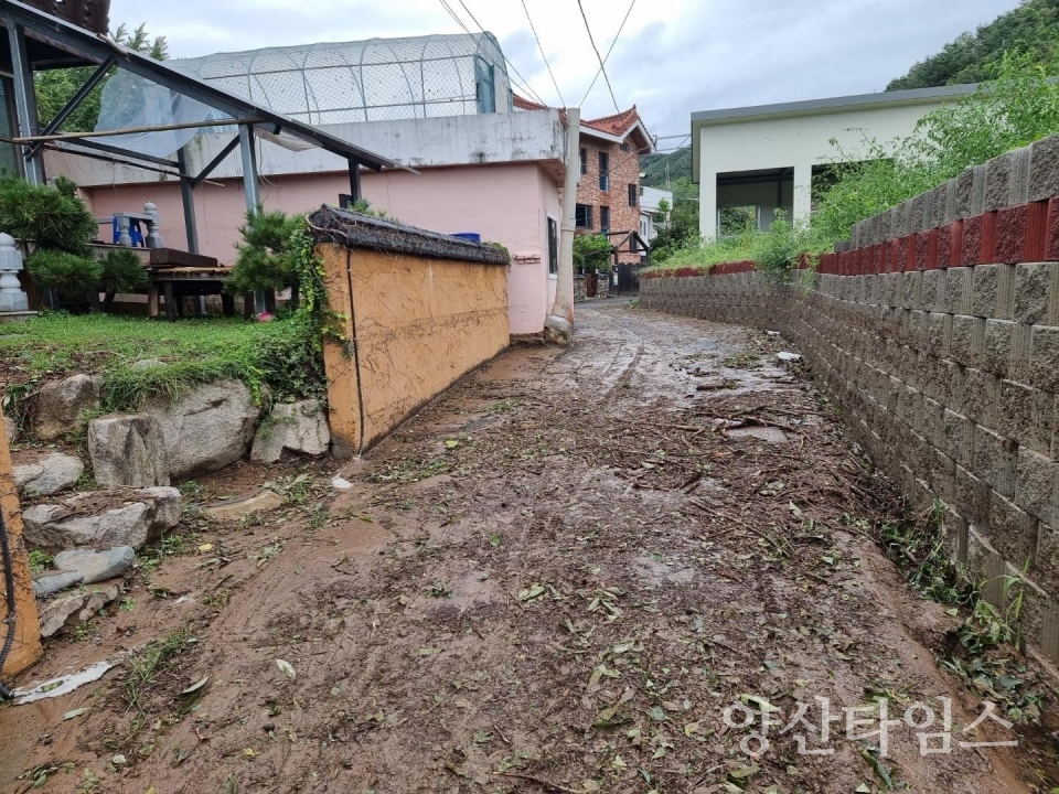 (현장사진)울주군, 언양 무동 자연재해위험개선지구 정비사업 추진ⓒ양산타임스