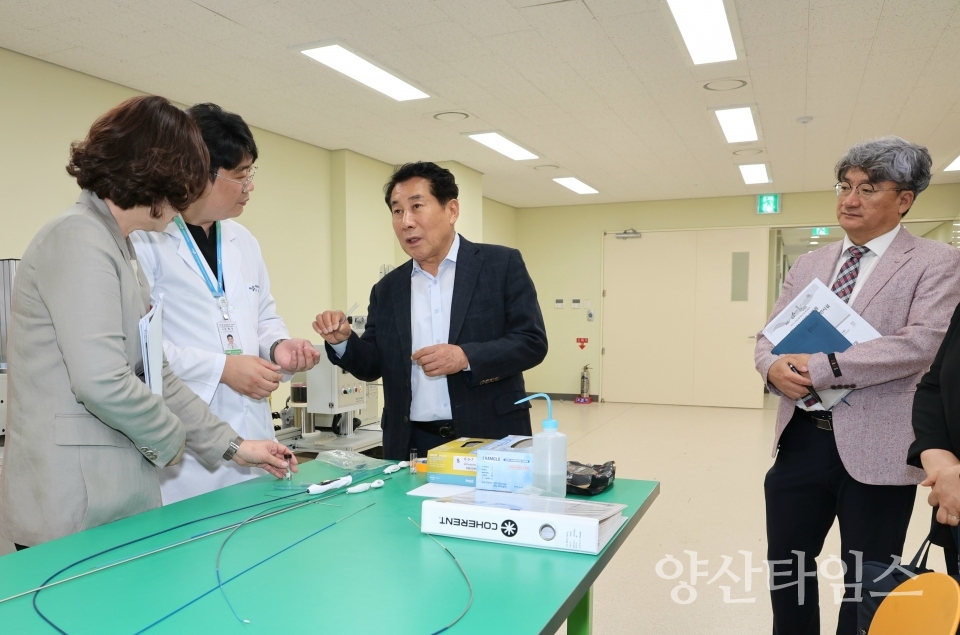 산업기술 혁신사업 기반시설 현장행정ⓒ양산타임스