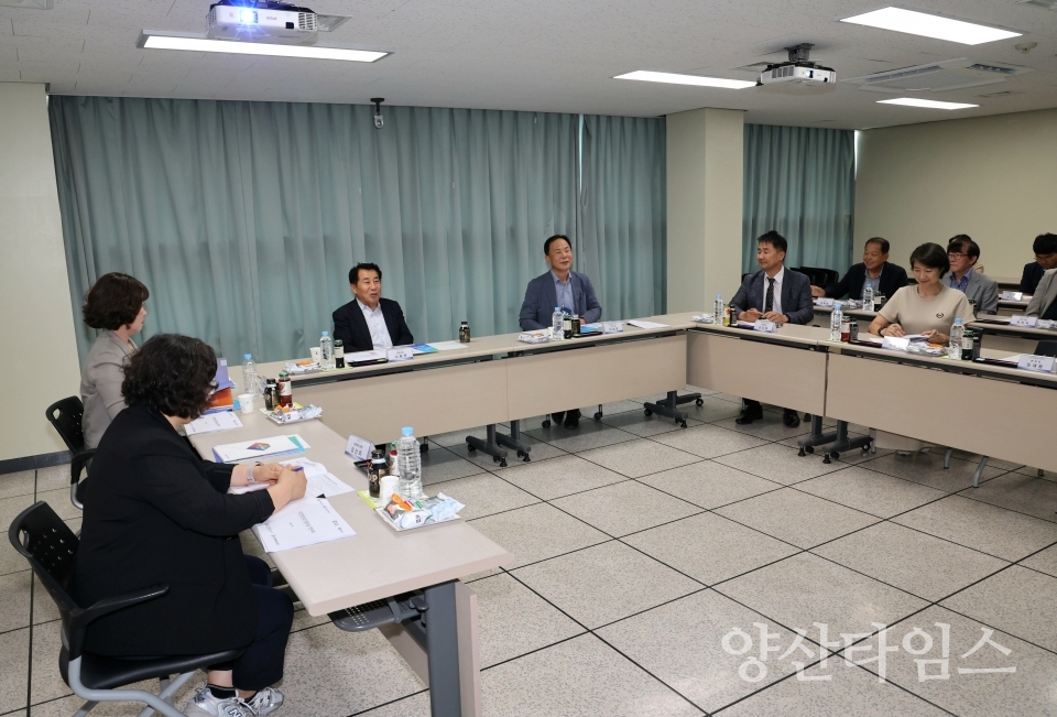 산업기술 혁신사업 기반시설 현장행정ⓒ양산타임스