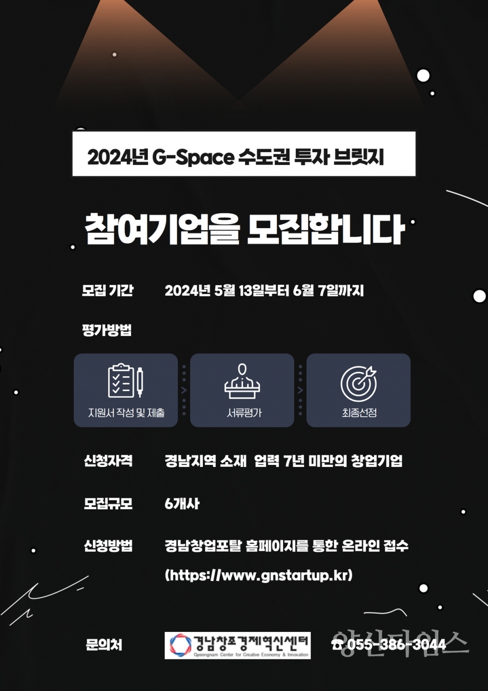 경남 수도권 투자 브릿지 지원사업 안내ⓒ양산타임스