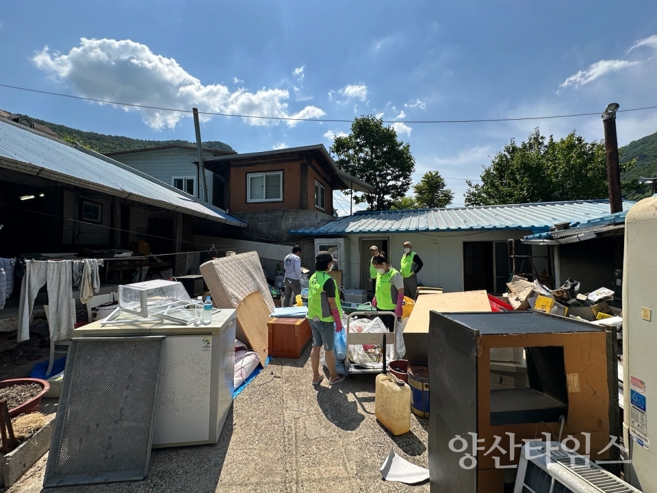 부일봉사회 주거환경개선 봉사ⓒ양산타임스