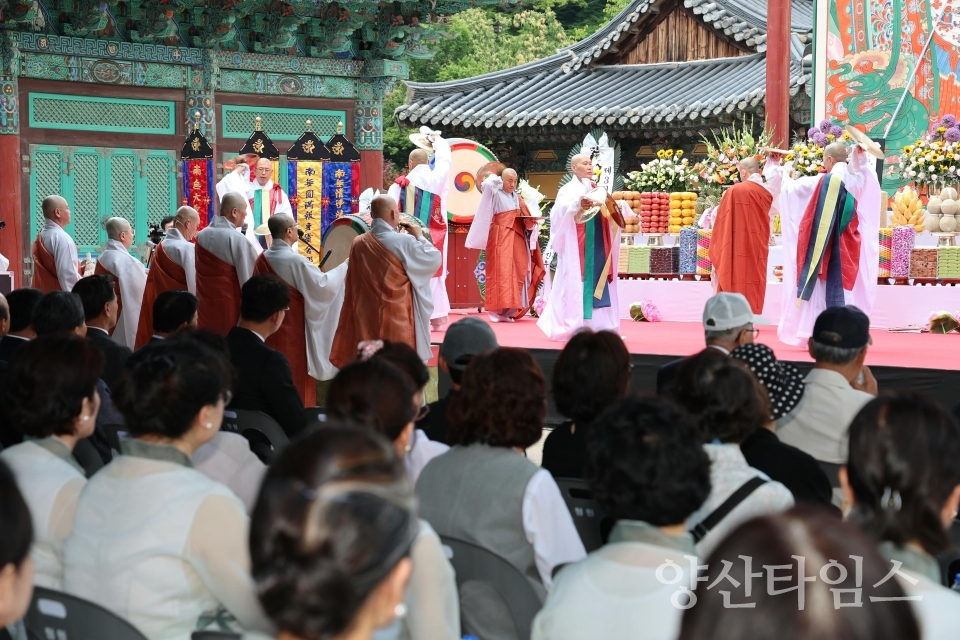 통도사 호국영령 위령재ⓒ양산타임스