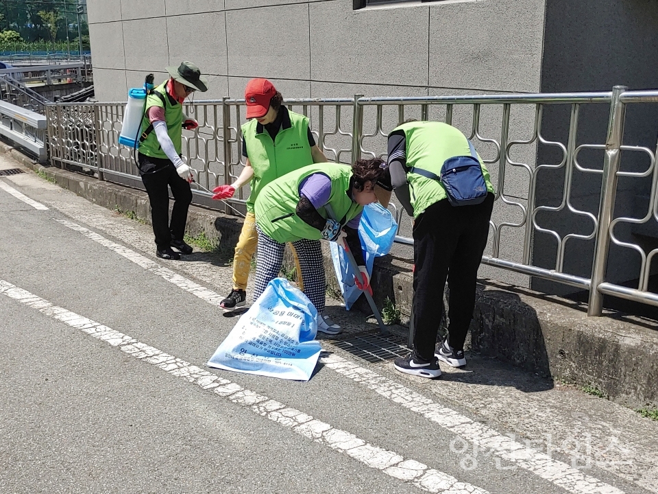 삼성동 취약지 해충박멸사업ⓒ양산타임스