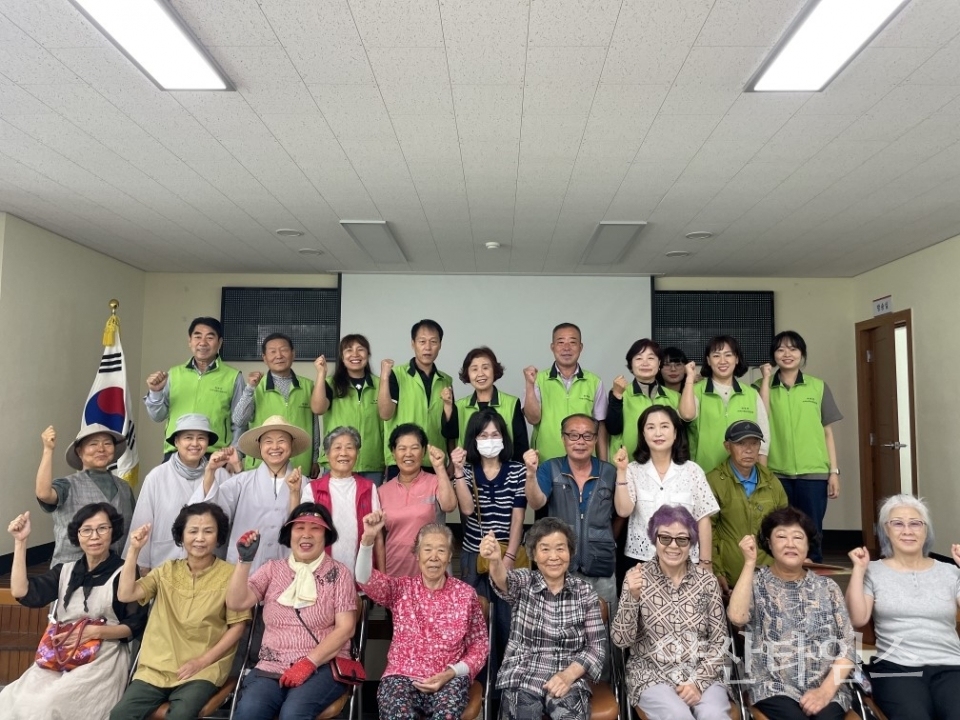 하북면 반려식물 정서지원 사업ⓒ양산타임스