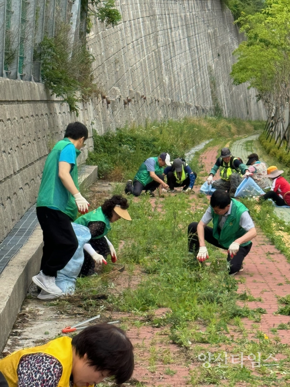 평산동 환경정비 국토대청소ⓒ양산타임스