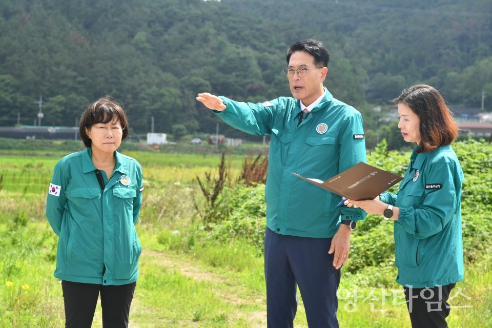 울주군, 주요 재난재해위험지 현장점검ⓒ양산타임스