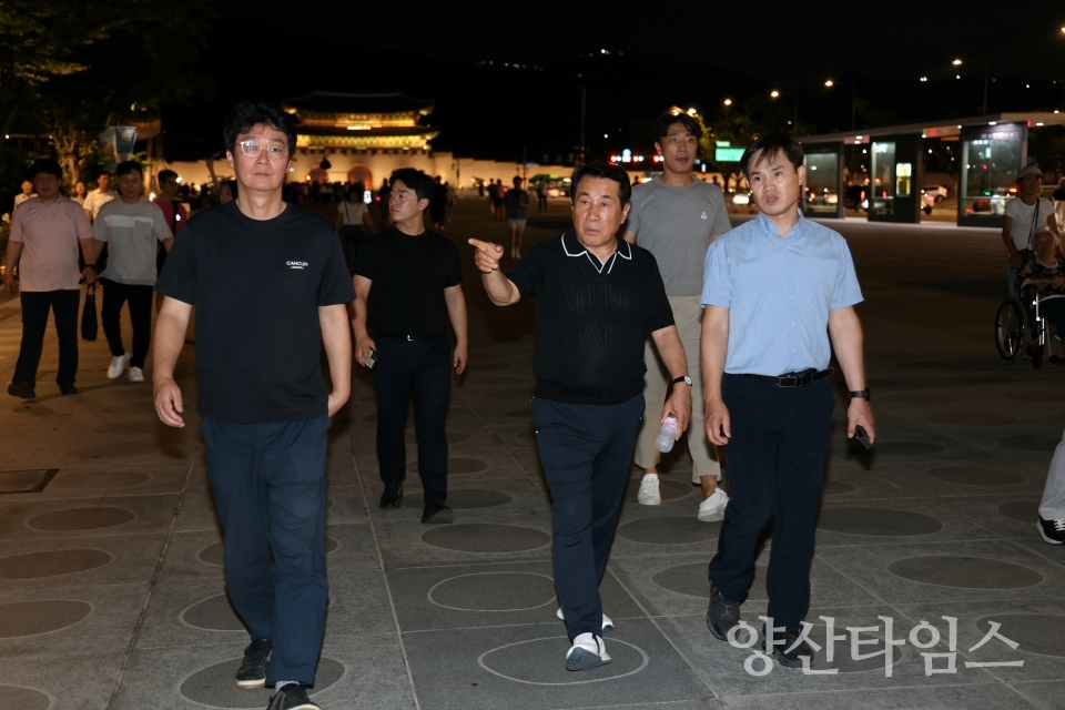양산시장 야간 도시이미지 개선 벤치마킹ⓒ양산타임스