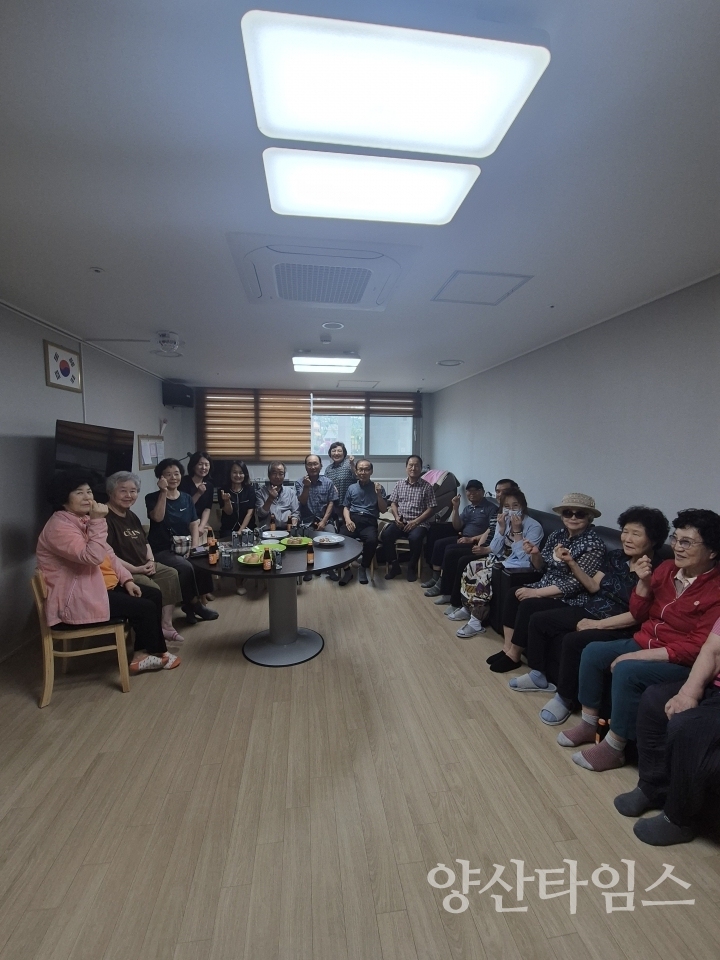 덕계동 경로당 순회방문ⓒ양산타임스