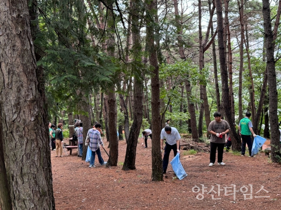 평산동 환경정비 국토대청소ⓒ양산타임스