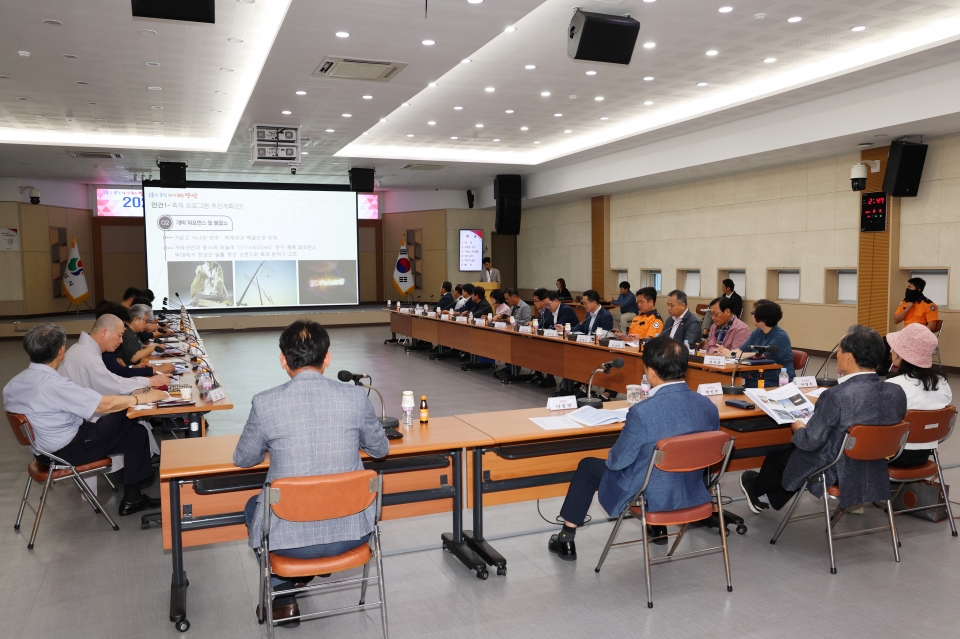 8월 6일 열린 양산삽량문화축전추진위원회 회의ⓒ양산타임스