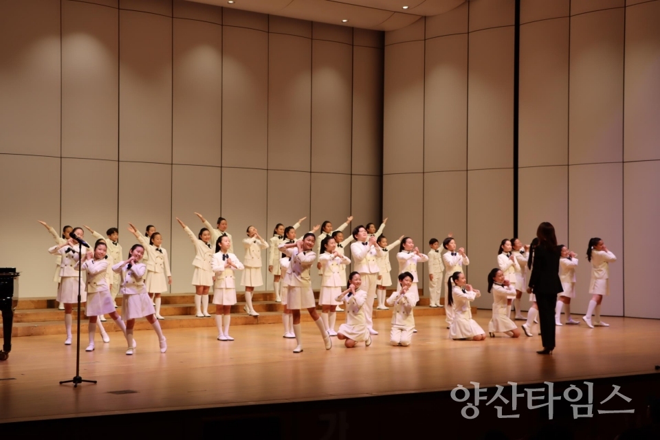 지난해 개최된 제11회 양산전국청소년합창대회 모습ⓒ양산타임스