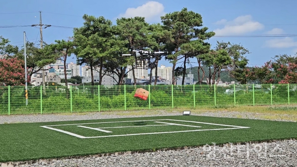 울주군, 드론 배송시대 연다ⓒ양산타임스