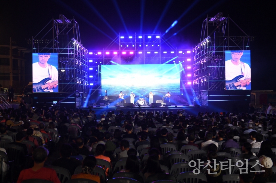 "1-3.지난해 개최한 임랑 썸머뮤직 페스티벌 현장사진" "1-1.2024 기장임랑해변대학가요제 포스터" "1-2.2024 어린이동요대회 포스터" ⓒ양산타임스