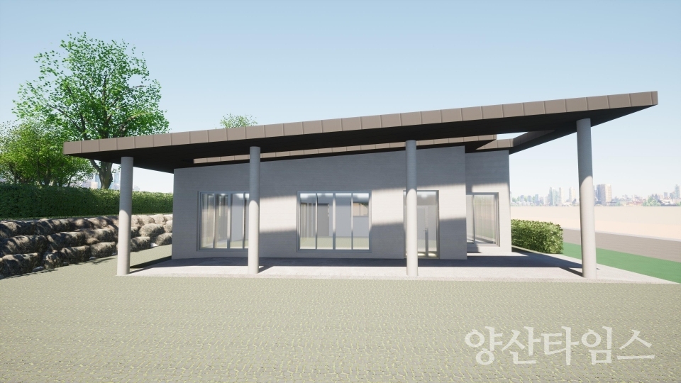 동면 금빛마을 경로당 조감도ⓒ양산타임스