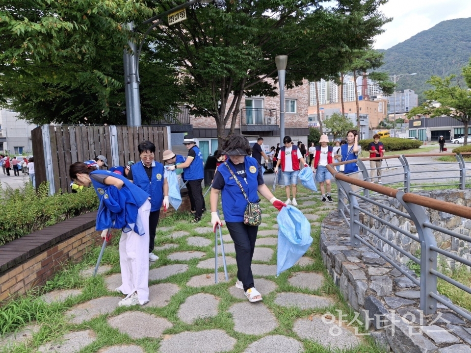 물금읍 추석맞이 환경정비ⓒ양산타임스