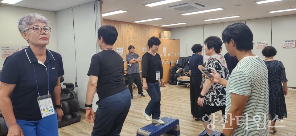 경남대학교연계, 지역주민 맞춤운동과 해수입욕 프로그램 진행ⓒ양산타임스