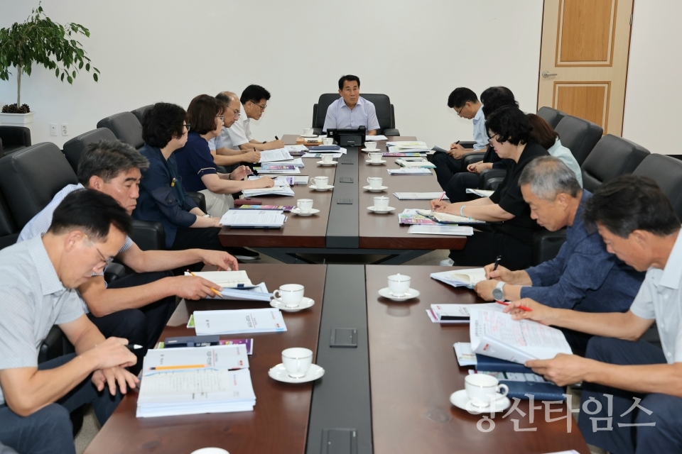 주요 현안 공유 정기 티타임ⓒ양산타임스