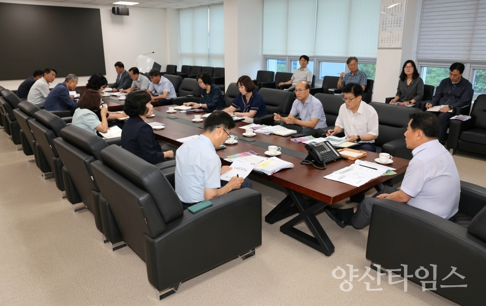 주요 현안 공유 정기 티타임ⓒ양산타임스