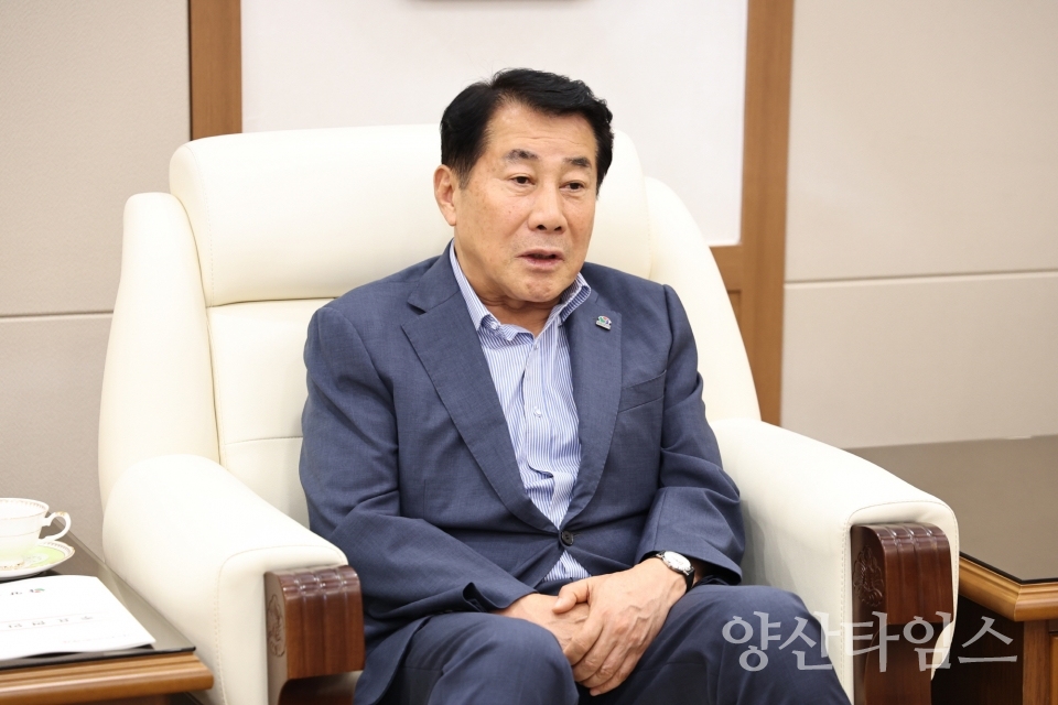 나동연 양산시장, 박완수 경남도지사 면담ⓒ양산타임스