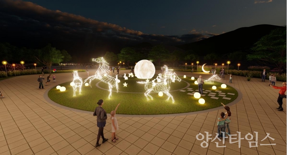 오리소공원 리모델링 조감도ⓒ양산타임스