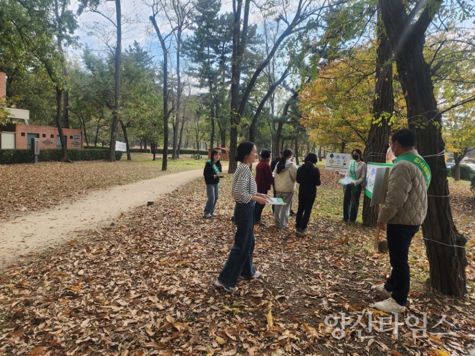 울주군,국산목재 이용 활성화 캠페인@ 양산타임스